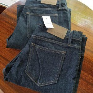 2 PAIRS J. CREW NWT SLIM FIT JEANS 34x30!
